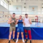 Bakhodir Jalolov Instagram - Sparing day 🦾 Uzbekistan Boxing