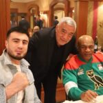 Bakhodir Jalolov Instagram - Mike Tysonni O’zbekistonga tashrifi mobaynida Gafur Ahmedovichning xonadonlarida mehmon bo’ldik. Tysonga bizning O’zbek taomlari juda manzur keldi. While Mike Tyson’s visit in Uzbekiston we were guest in Gafur Akhmedovich’s house. He really liked our dishes.