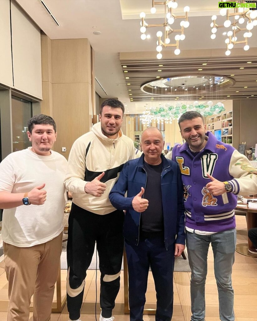 Bakhodir Jalolov Instagram - Welcome to Uzbekistan 🇺🇿 @cznburak Hilton Tashkent City