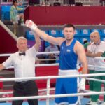 Bakhodir Jalolov Instagram - Bahodir Jalolov osiyo oyinlaridagi ilk jangida muddatidan oldin g’alaba qozondi Tashkent, Uzbekistan