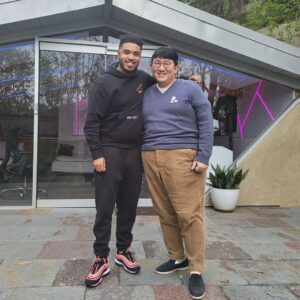 Bang Si-hyuk Instagram - With @tbhits  #LA