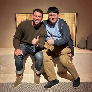 Bang Si-hyuk Instagram - With my bro @scooterbraun #LA