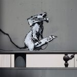 Banksy Instagram – .
Fifty years since the uprising in Paris 1968.
The birthplace of modern stencil art.