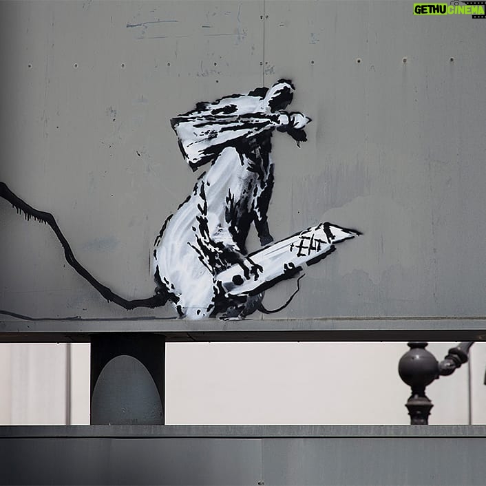 Banksy Instagram - . Fifty years since the uprising in Paris 1968. The birthplace of modern stencil art.