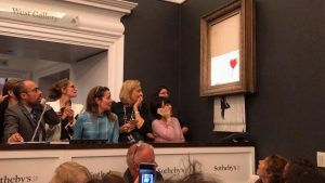 Banksy Instagram - Going, going, gone...