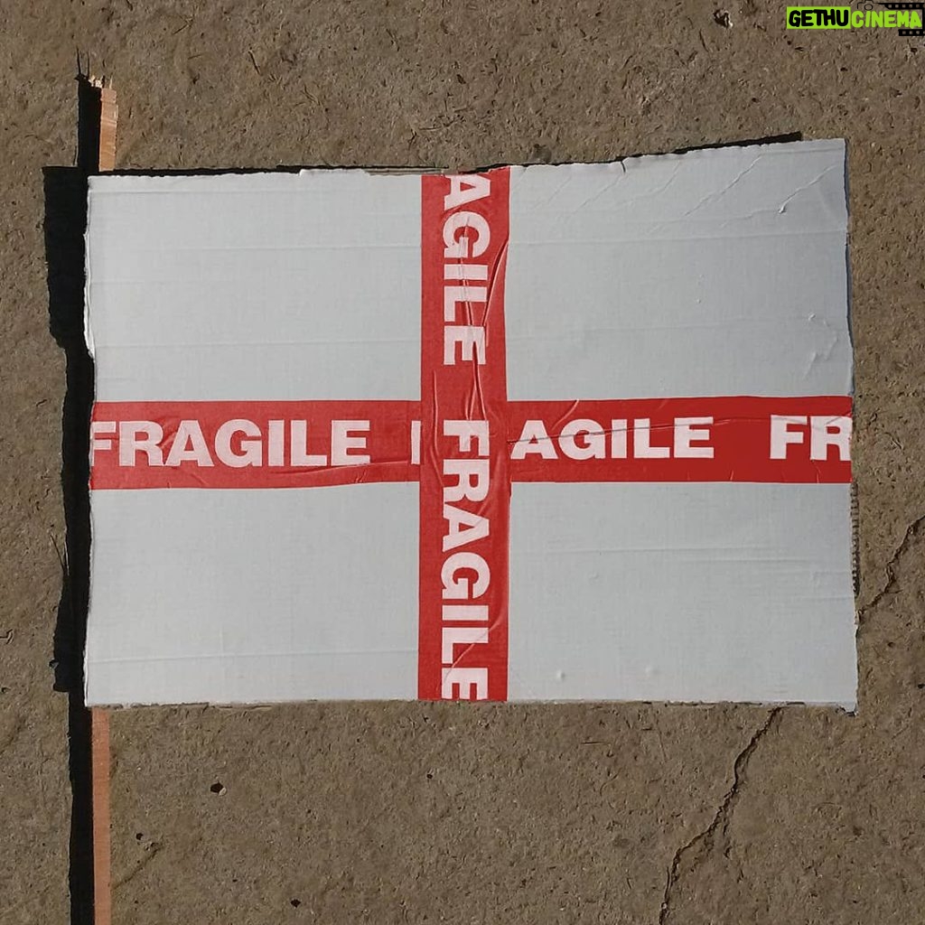 Banksy Instagram - . I've made a flag for the big match…