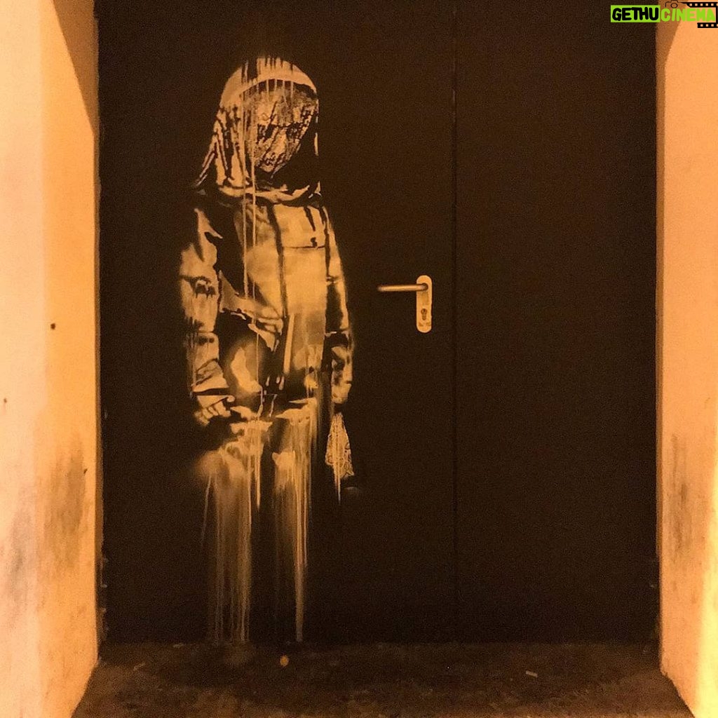 Banksy Instagram - . Fire door, Bataclan