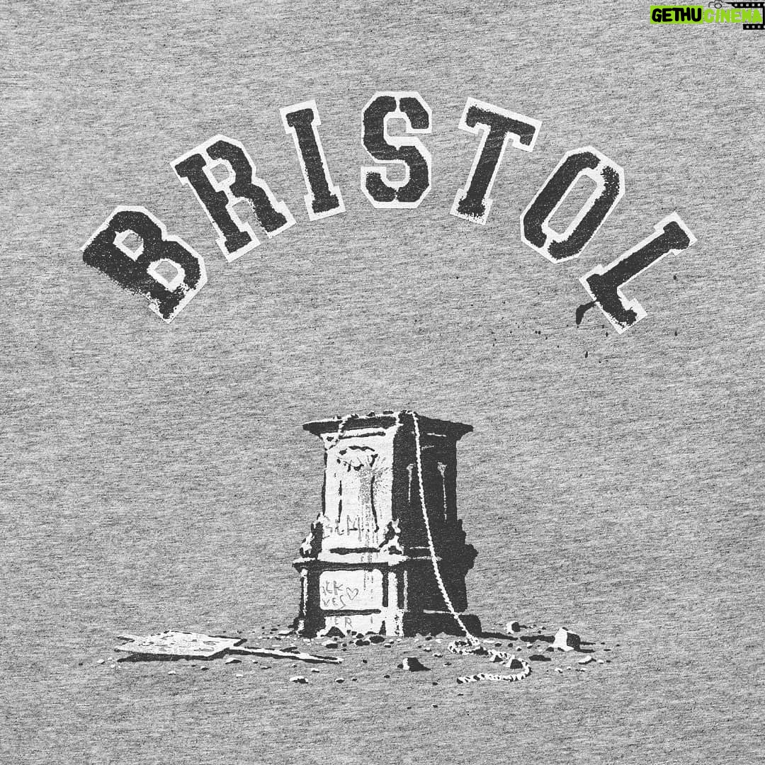Banksy Instagram - . Next week the four people charged with pulling down Colston’s statue in Bristol are going on trial. I’ve made some souvenir shirts to mark the occasion. Available today 11th December from various outlets in the city (all proceeds to the defendants so they can go for a pint). One per person, £25 each plus VAT. Details on the Ujima Radio breakfast show from 9am.