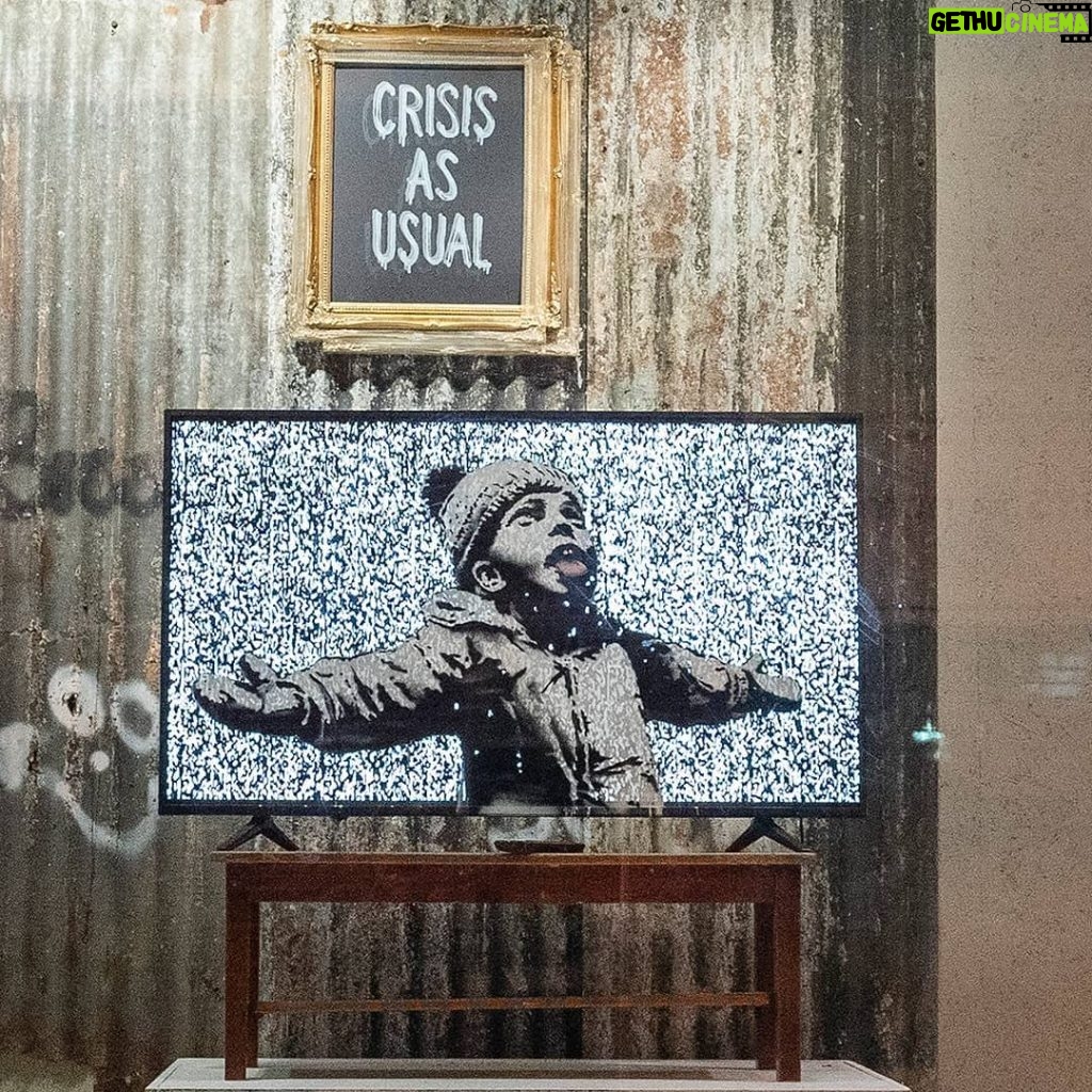 Banksy Instagram - . This showroom is for display purposes only. I’m opening a shop today (although the doors don't actually open). It’s in Croydon. Probably best viewed at night.