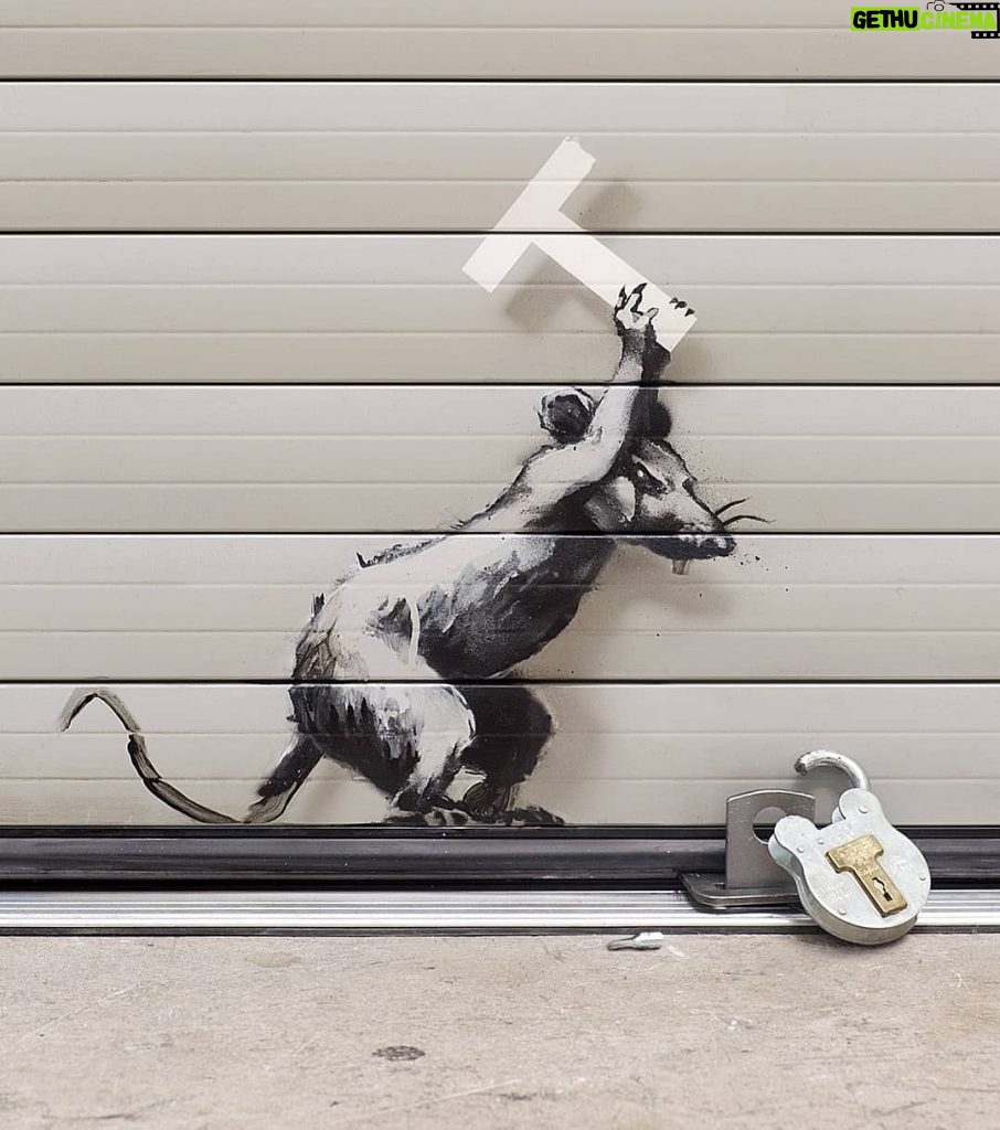 Banksy Instagram - . Archway salvaged from Heathrow Airport.
