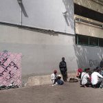 Banksy Instagram – .
Porte de la Chapelle, migrant’s soup kitchen.
