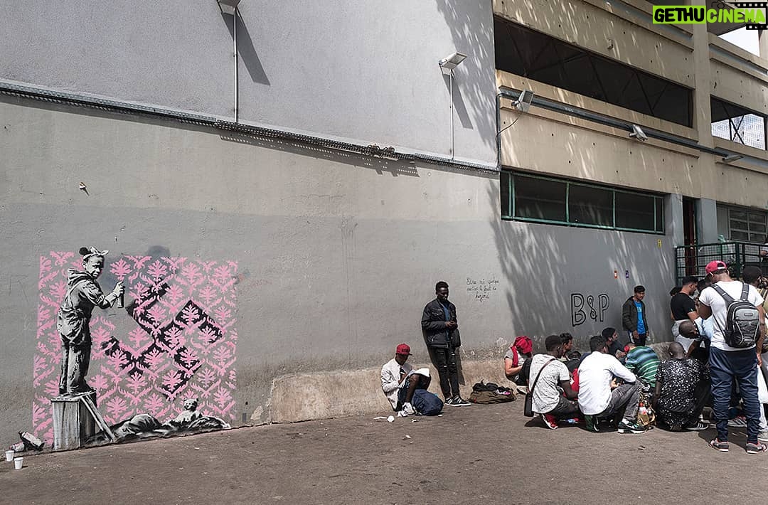 Banksy Instagram - . Porte de la Chapelle, migrant’s soup kitchen.