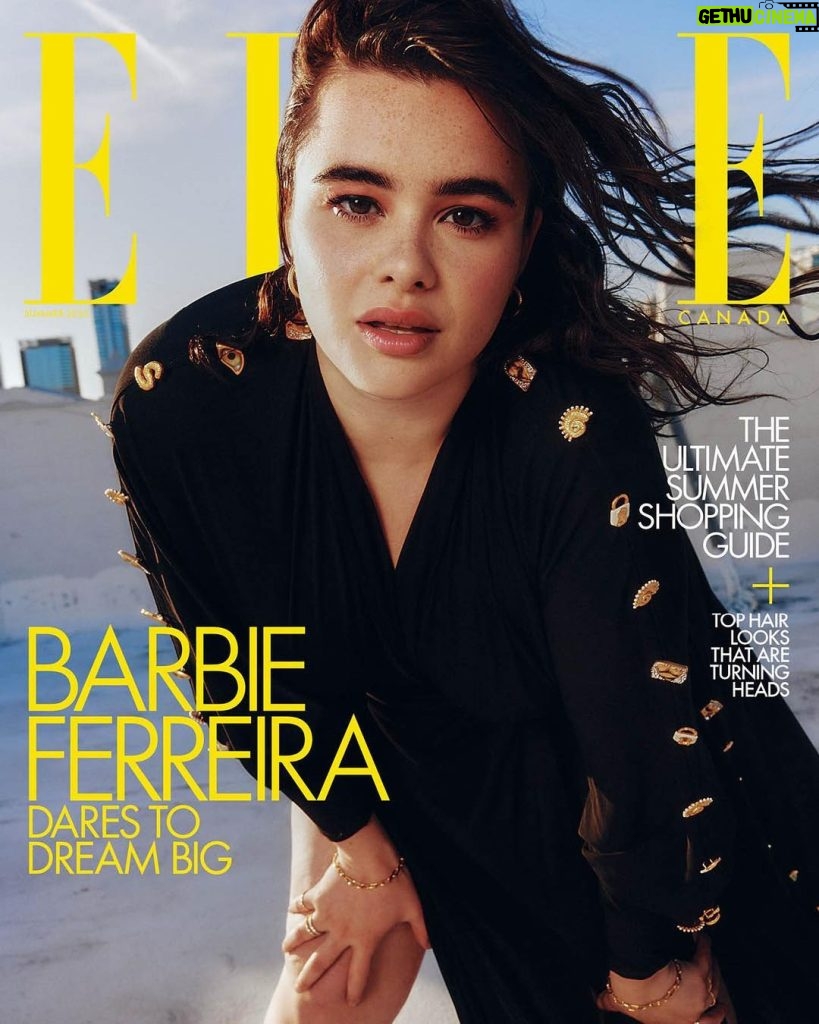 Barbie Ferreira Instagram - ahhh so excited to be this months cover girl for @ellecanada Photographer @sachaycohen Creative director @olivia_leblanc Stylist @chrishoran20 (@thewallgroup) Makeup artist @kalikennedy (@forwardartists) Hairstylist @kenpaves (@illumemgmt) Tailor @martinzepedadesigns Producer @penelope.lm Set Producer @nomi_lachapelle Photography assistants @giuseppe_rin and @joshua_cullen_goodell Stylist assistants @greerheavrin @sanamceline @amermacarambon