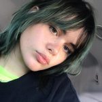 Barbie Ferreira Instagram - a tribute to my green hair. I’ll miss ya