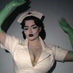 Barbie Ferreira Instagram - happy halloween from your favorite injectable nurse from hell 💉🩸