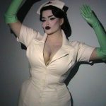 Barbie Ferreira Instagram - happy halloween from your favorite injectable nurse from hell 💉🩸