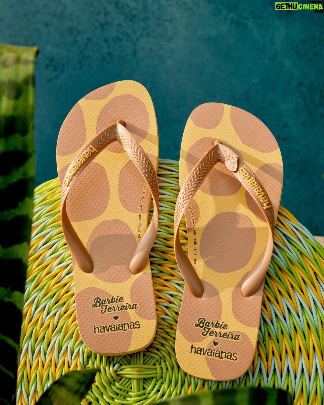 Barbie Ferreira Instagram - so excited to FINALLY have my @havaianas collab out. this means the world to me as a little brasilian american girl. hereβs a collection of earthy tone flip flops for summer for everyone and a little bit of my broken portuguese π§π· brasil you have my heart. link in bio for the full collection πππ @havaianas.us @havaianaseurope