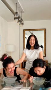 Barkha Singh Instagram - You HAVE to try this with your sibling 😂 This was tooooo much fun and @chandinisingh and I got to dunk our faces in ice! Also, who is this brutally honest, savage mom who had way too much fun doing this!!! Where did our sweet mommy go! 😂 #BarkhaKiMummy needs to take notes from her! Also, my dads gonna have serious Fomo after watching this.. 😅 Maybe if you guys enjoyed this reel then part 2 can be with daddy dearest! ❤️ #sisters #siblings #siblingtest #family #familythings #famjam #ice