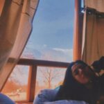 Barkha Singh Instagram - Glimpses of my Himachal trip - #Photodump 1. Happy face, because travel 2. Boru and me jumping on a frozen lake (and then got asked to get off it) 3. Morning view in the attic 4. Frozen waterfall, much wow 5. Aesthetic photo of Akku, O and me and in villa 6. Taking in Pahad feels 7. Smiley doggo friends I made 8. Watching the sunset (fav thing to do) 9. The gang .. very cool much swag 10. Cuddle-fest on my bed #TravelwithB #Traveldiaries #mountainstrip #Himachal #travel