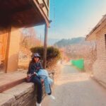 Barkha Singh Instagram - Glimpses of my Himachal trip - #Photodump 1. Happy face, because travel 2. Boru and me jumping on a frozen lake (and then got asked to get off it) 3. Morning view in the attic 4. Frozen waterfall, much wow 5. Aesthetic photo of Akku, O and me and in villa 6. Taking in Pahad feels 7. Smiley doggo friends I made 8. Watching the sunset (fav thing to do) 9. The gang .. very cool much swag 10. Cuddle-fest on my bed #TravelwithB #Traveldiaries #mountainstrip #Himachal #travel