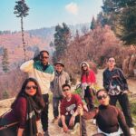 Barkha Singh Instagram - Glimpses of my Himachal trip - #Photodump 1. Happy face, because travel 2. Boru and me jumping on a frozen lake (and then got asked to get off it) 3. Morning view in the attic 4. Frozen waterfall, much wow 5. Aesthetic photo of Akku, O and me and in villa 6. Taking in Pahad feels 7. Smiley doggo friends I made 8. Watching the sunset (fav thing to do) 9. The gang .. very cool much swag 10. Cuddle-fest on my bed #TravelwithB #Traveldiaries #mountainstrip #Himachal #travel