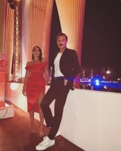 Bassel Khayyat Instagram - Black&Red….. @elgounafilmfestivalofficial Taken by @hamodd_____ #basselkhaiat El Gouna, Red Sea