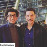 Bassel Khayyat Instagram - شراكة جديدة مثمرة وخلاقة معك كريم الشناوي ....تمنياتي بالنجاح ومحبتي لكل اسرة مسلسل عهد الدم فنانيين زملاء وفنيين شكرا لشركة الانتاج دعمها ورعايتها شكرا شاهد mbc #مسلسل_عهد_الدم #شاهد#mbc #eaglefilms