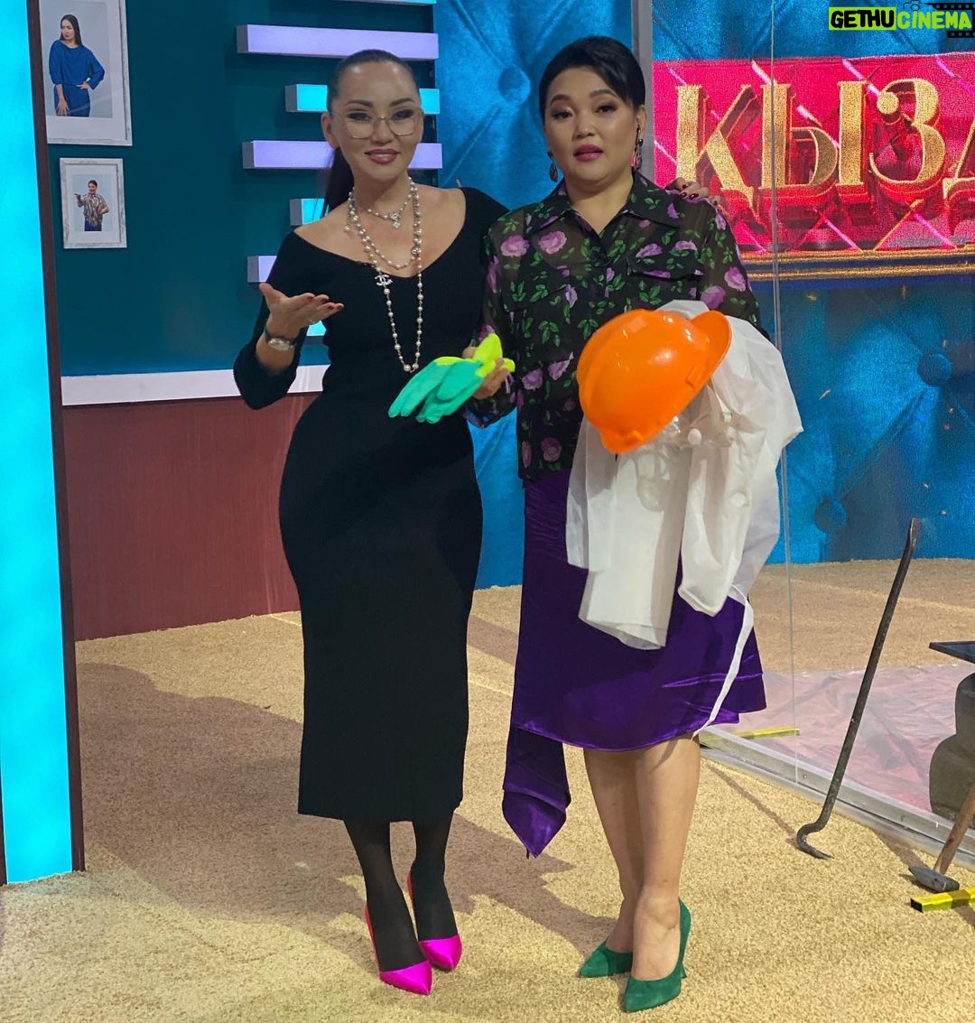 Bayan Alaguzova Instagram - Сегодня в программе «Кыздарай» обсуждали тему семейно-бытового насилия и о фильме «БАКЫТ», смотрите скоро на седьмом канале.