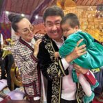 Bayan Alaguzova Instagram - Сегодня мой друг и коллега Жан Муканов, подарил нам волшебный вечер. Полный любви, красоты, улыбок, счастья и добра. Жану 40, а его принцессе годик, к слову это седьмой ребёнок в этой замечательной семье. Спасибо за эмоции и теплые воспоминания. С днем рождения @impresario.tv с днем рождения Ханзада 🥰