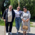 Bayan Alaguzova Instagram - Сегодня я и мои родители были едины, голосовали за Новый Казахстан ❤️