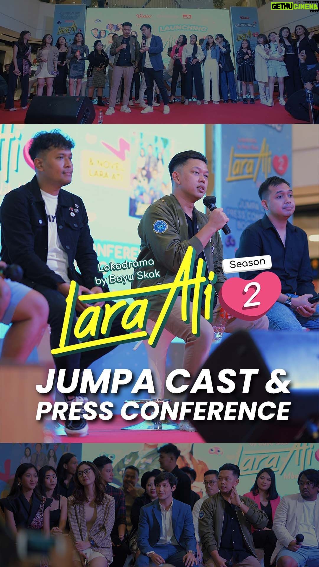 Bayu Skak Instagram - Jumpa Cast & Press conference LOKADRAMA LARA ATI Season 2! Matur suwun kabeh sing wis teko paring dukungan kanggone season 2 sing siap tayang mulai 3 Juli 2023 sesok🙏🏽 Akhire awakdewe iso ketemu Pak Bandi Bu Bandi, ketemu Lek Har, ketemu Cokro, ketemu Fadly & Ajeng lan liyoliyone maneh . Matur suwun sisan kanggone 35 juta pengakses Lokadrama Lara Ati season 1 Rek! Nah saiki sing wis gak sabar pingin ngerti kelanjutan ceritone kabeh ndang cateten nek Lara Ati Lokadrama season 2 bakal tayang saben dino mulai tanggal 3 Juli! Penayangan premiere saben dinone jam 20:00 WIB ning VIDIO… GRATIS! #LaraAtiLokadramaS2 #LaraAti