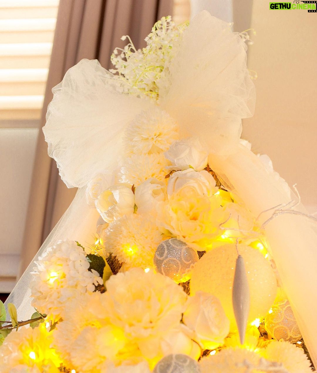 Bea Alonzo Instagram - I asked @gideonhermosa to make me a Christmas tree this year, and he asked what type? I told him, sya na bahala. And then I got home and saw this beautiful bridal Christmas tree! Very timely 👰🏻♀️💕 Thanks. Gids! I love it! 🎄