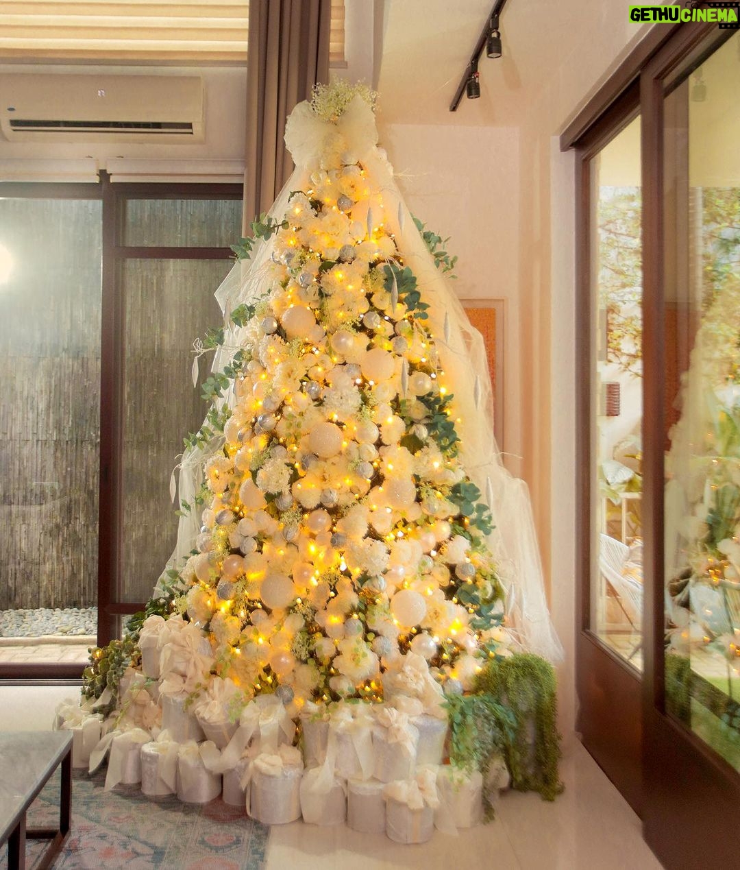 Bea Alonzo Instagram - I asked @gideonhermosa to make me a Christmas tree this year, and he asked what type? I told him, sya na bahala. And then I got home and saw this beautiful bridal Christmas tree! Very timely 👰🏻♀️💕 Thanks. Gids! I love it! 🎄