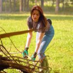 Bea Alonzo Instagram - Just another day at the farm collecting fallen branches from the recent typhoon and piling or stacking them. This practice safeguards our farm from possible wildfires in the future. Organizing them can also inspire us to create something useful, like making fence sections on our farm. Minsan, kahit bahay kubo pwede din. Pwede ding gamitin panggatong sa pagluluto 😊 #Farming #BeaTheFarmer