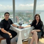 Bea Alonzo Instagram - A quick food trip to Singapore with @dominicroque We celebrated his bday and our recent engagement.🥰 Literal na tumakbo sa airport after the GMA Gala. We barely made it to our flight! 😅 Our trip was short but one of the most unforgettable. Check out the clip where he was ironing my clothes, ganyan po sya magmahal. ❤️