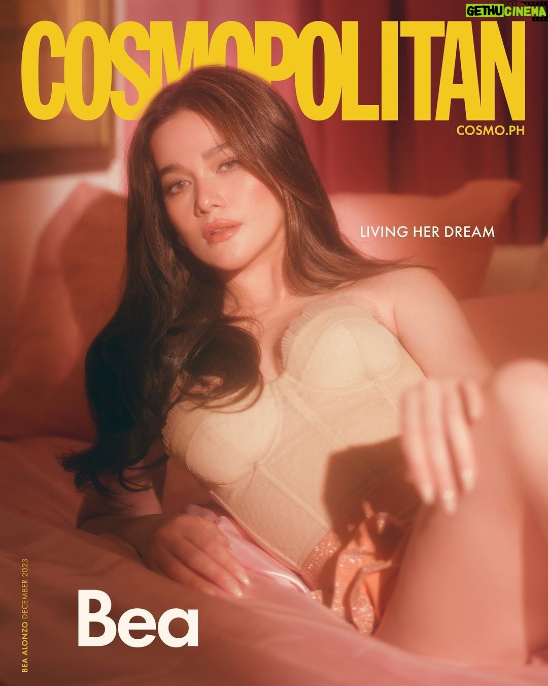 Bea Alonzo Instagram - The sun doesn’t set on a star as bright as #BeaAlonzo. “I always look forward to something,” she says. Her mindset is always, “After this, I will do this.” That’s why an afterglow follows all the different paths she takes on. Bea doesn’t just step into the light—she embraces it. The actress opens up about her upcoming wedding to #DominicRoque, career moves, and new projects. Read the full cover story in our link in bio! #BeaForCosmo Bea is wearing a neutral corset, a peach skirt from EIGHTH MERMAID (@eighthmermaid), and an ombre silk robe from ETAM (@etam). Producers: Patricia Melliza (@patriciamelliza) and Cass Lazaro (@casslazaro) Photographer: Charisma Lico (@charismalico) Art Director: Pau Moyano (@paumyn) Set Design: Katrish Aristoki (@artsytoki), assisted by Anne Buendia, Angelo Villanueva, and Jeremiah Aristoki Sittings Editors: Ira Nopuente (@iranopuente), Andie Estella (@andie_estella), and Thea Alberto-Masakayan (@theantology) Styling: Leanne Ledesma (@leanneledesma), assisted by Claire Fernando (@clairefernando_) and Geno Karlo (@geno_karlo) Makeup: Cristine Duque (@tingduque) Hairstyling: Jay Wee (@jayweehair) Story: Ida Aldana (@idaaldana) Videos: Jino Del Mundo, assisted by Raphael Torres Social Media: Aina Lizarondo (@ainalizarondo), assisted by Maui Icasiano (@mauiicasiano) Shot on location at Content Balara House (@balaracontenthouse)