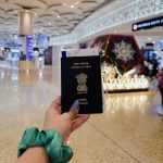 Beauty Khan Instagram - First time international trip ❤️ comment main batao kaha ja rahai hai ?😋 . . #beautiana #beautykhan @arbaz_mallick_official Chatrapati Shivaji International Airport