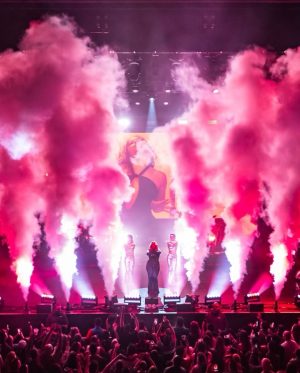 Bebe Rexha Instagram - Thank you LA for helping us wrap up the US leg of the “Best fuckin night of my life” tour. Europe you’re Next!!!! I want to take this moment to thank everyone who has put so much hard work into this tour. Here we go. Lol 

Mgmt: @salxco @adellynp @joannademarzo @ryanstarling_ @hanzvitt @shelbydurkin 

Agency: @jbeau @utamusic 

Production: @howlaround_ 

Hair: @robertvrandco 
MUA: @kole_mua and @dianashin 
Wardrobe: @marta.del.rio 

Lighting/production design: @willsmithlighting @liamclifford_ 
Creative director: @thomkerr 
Choreography: @matthewgode 
MD: @thebeehive_la & @trippersounds 
TM: @liamclifford_ 
PM: @russellaudio 
FOH: @jf_tcb
LD: @willsmithlighting 
Playback: @saige_rakoski 
LX tech: @david_harutyunyan 
VX tech: @aurorakyleee 
Security: @sfarias_jr 
BR Assistant: @porterrivet 

Band: @iamrodcastro
@brookalexander24
@brenttwood

Dancers: @_alexandrawatkins
@kkyjones

Special thanks to @provocativobubbles 🍾