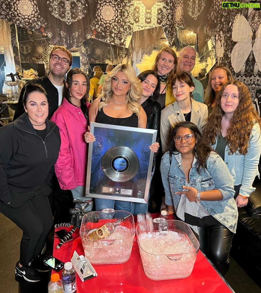 Bebe Rexha Instagram - Not trying to be corny, but I’m definitely having the best fucking tour of my life. Seeing your faces every night just makes me happy and my heart is so full. Alsooooo I’m Good is 6X platinum in Canada. Blessed. 💖