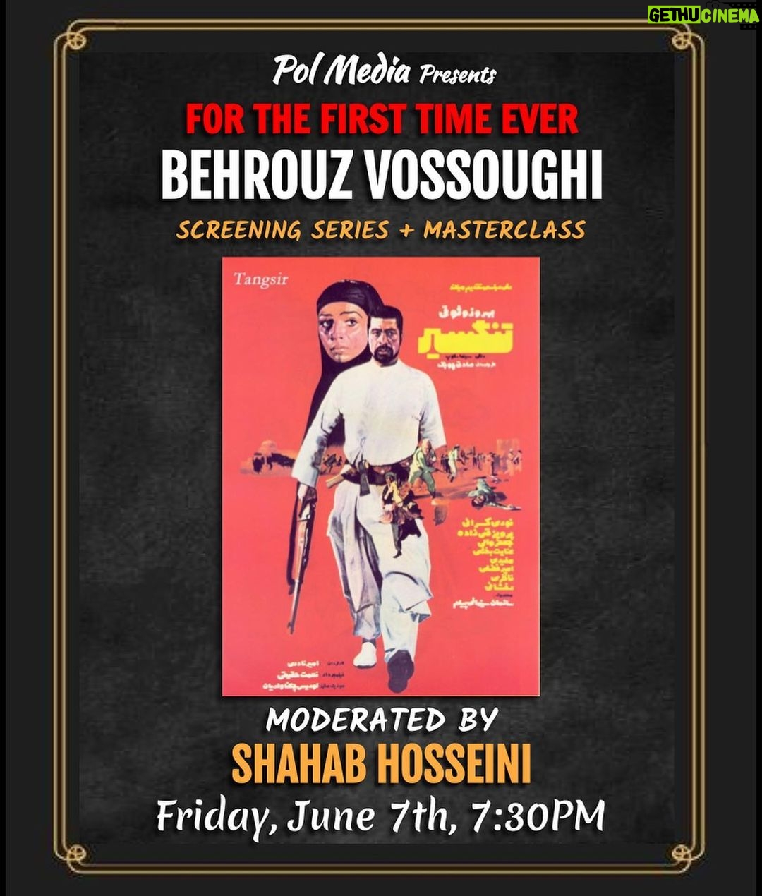 Behrouz Vossoughi Instagram - #بهروزوثوقى #behrouzvossoughi #vossoughi_behrouz ترتیب اکران فیلم ها همراه با ورکشاپ بازیگری، در این پنج روز LINK IN THE BIO TICKETS ARE LIMITED JUNE 3th-7th Los Angeles, CA LANDMARK'S REGENT THEATRE (WESTWOOD) #behrouzvossoughi#بهروز_وثوقی#shahabhosseini#شهاب_حسینی #acting #masterclass#actingworkshop #film#iran #iraniancinema Landmark's Regent Theatre
