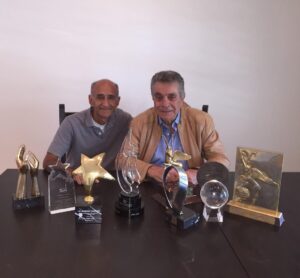 Behrouz Vossoughi Instagram - با مهرداد نازنين - دوست عزيز و همراه در غربت غريب