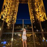 Bela Fernandes Instagram - Jantar dentro da Torre Eiffel Torre Eiffel, Paris, France.