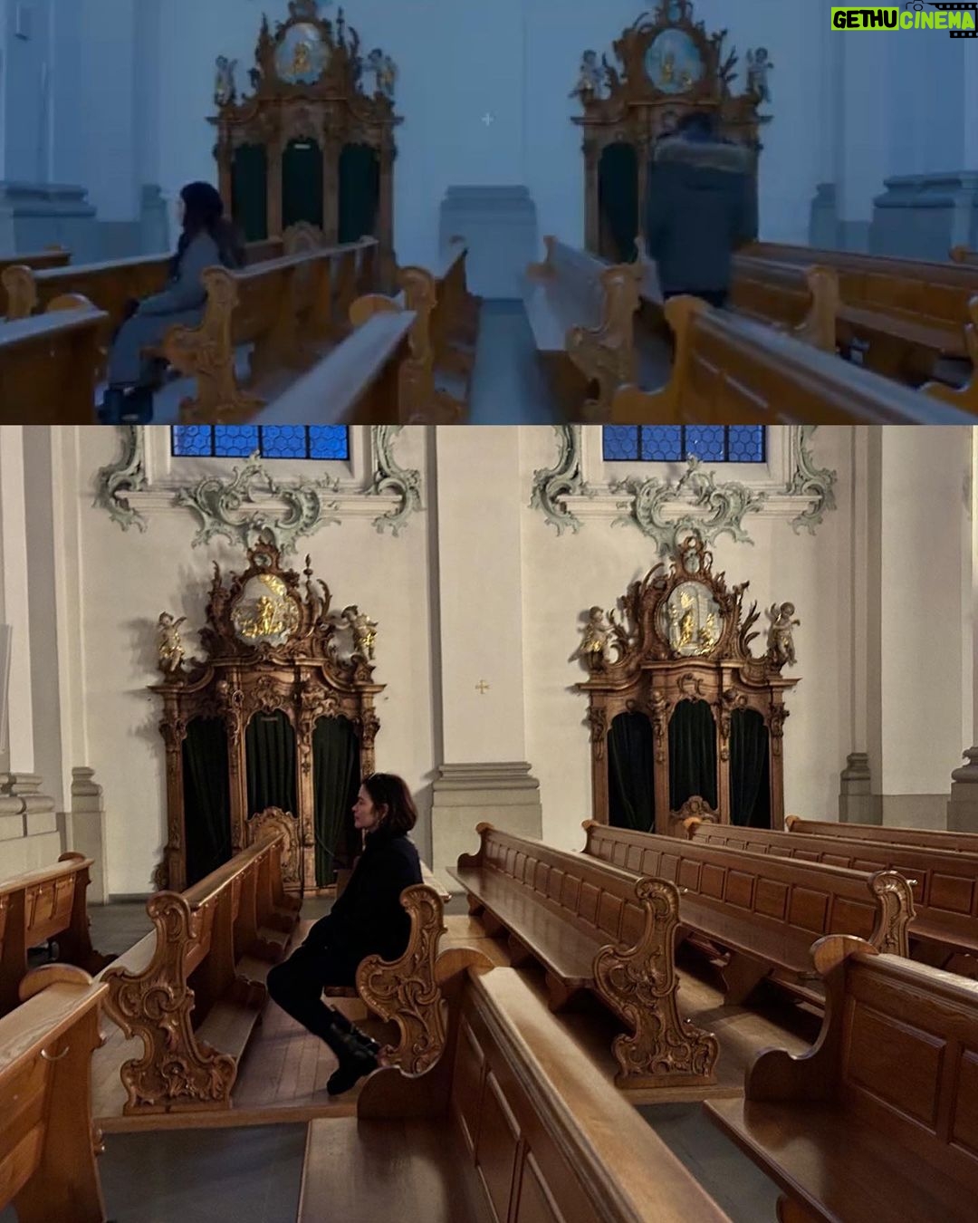 Bela Padilla Instagram - Never to stay, never to stay. ✨ Swipe for memoriiieeess😂 PS: I went into the location where we shot the scene where Celeste sees that Jesse is in Switzerland already. The restaurant is calle La Follia. One of the staff yesterday was there when we shot the scene and we were talking about it. He offered for me to go upstairs to see the exact spot by the window where I sat 6 years ago but I stayed by the bar and had mint tea. With a smile he said, “a lot of Filipinos have been coming to St. Gallen because of your movie, they like taking pictures around here.” Which in turn made me smile. ❤️ #MeetMeInStGallen