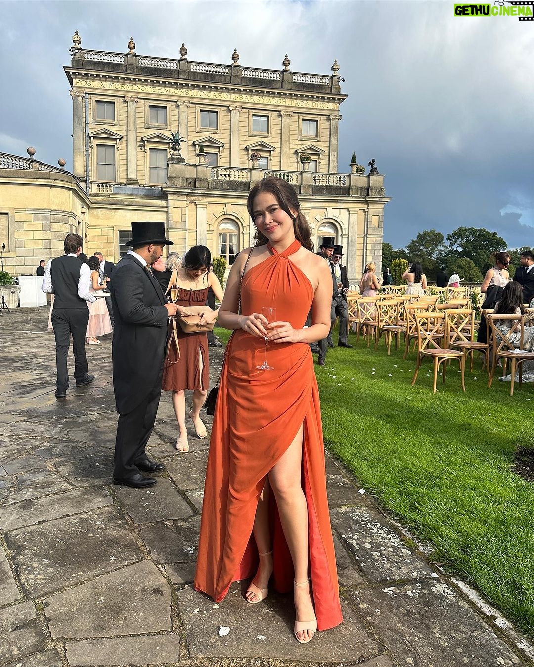 Bela Padilla Instagram - I had a growth spurt the summer I turned 15. I was 4’11 until 3rd year high school and returned at 5’6 in my senior year. And I was a cheerleader pretty much my whole life. But before that growth spurt… to be a cheerleader so tiny meant that there were times I would be made a “flyer.” I was always afraid of heights, and the funny thing about that is you’d be thrown so high up in the air that your breath just catches in your throat. But I was more afraid to tell anyone what my weakness was. One challenging practice day as a flyer, my knees were shaking so visibly and I just couldn’t land any of my falls properly. I was a dancer at heart not a flyer and I just wanted to do the floor routine. I knew it was exasperating for everyone but I didn’t want to quit. I walked back to my school bus in tears but I heard one cheerleader running after me-Lovi. She asked me if I was ok. And that was exactly what I needed at 14. And she was always very intuitive about these things. Lovi and I went very different paths in our careers. We all know that our industry is very cutthroat and that the competition is intense. But we never vied for the same roles or stayed in the same place. From time to time in the last 15 years, I would see Lovi and we would catch up and kind of give each other a progress report, if you will 😂 and we were both moving steadily towards our respective goals. It seems like we unintentionally drift in and out of each others lives but this milestone was something I loved to see. Her wedding is the lightest, most fun but genuine one I’ve been to. Their vows were perfect, the speeches, heartwarming…and the dance floor was full till they cut the music at Cliveden House. Even when it rained during the ceremony, people stayed until she and Monty took cover. And it was so nice to be a spectator on a moment so special. I don’t think I ever got to say thank you to Lovi for asking me how I was that day in 2004. Thank you, Lovi. For being a genuinely lovely person. And thank you for letting us into this love story that is just about to get better and better. Wishing you and Monty the happiest of happy days ahead ❤️❤️❤️ @lovipoe @montyblencowe