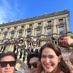 Bela Padilla Instagram - I had a growth spurt the summer I turned 15. I was 4’11 until 3rd year high school and returned at 5’6 in my senior year. And I was a cheerleader pretty much my whole life. But before that growth spurt… to be a cheerleader so tiny meant that there were times I would be made a “flyer.” I was always afraid of heights, and the funny thing about that is you’d be thrown so high up in the air that your breath just catches in your throat. But I was more afraid to tell anyone what my weakness was. One challenging practice day as a flyer, my knees were shaking so visibly and I just couldn’t land any of my falls properly. I was a dancer at heart not a flyer and I just wanted to do the floor routine. I knew it was exasperating for everyone but I didn’t want to quit. I walked back to my school bus in tears but I heard one cheerleader running after me-Lovi. She asked me if I was ok. And that was exactly what I needed at 14. And she was always very intuitive about these things. Lovi and I went very different paths in our careers. We all know that our industry is very cutthroat and that the competition is intense. But we never vied for the same roles or stayed in the same place. From time to time in the last 15 years, I would see Lovi and we would catch up and kind of give each other a progress report, if you will 😂 and we were both moving steadily towards our respective goals. It seems like we unintentionally drift in and out of each others lives but this milestone was something I loved to see. Her wedding is the lightest, most fun but genuine one I’ve been to. Their vows were perfect, the speeches, heartwarming…and the dance floor was full till they cut the music at Cliveden House. Even when it rained during the ceremony, people stayed until she and Monty took cover. And it was so nice to be a spectator on a moment so special. I don’t think I ever got to say thank you to Lovi for asking me how I was that day in 2004. Thank you, Lovi. For being a genuinely lovely person. And thank you for letting us into this love story that is just about to get better and better. Wishing you and Monty the happiest of happy days ahead ❤️❤️❤️ @lovipoe @montyblencowe