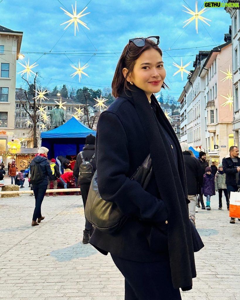 Bela Padilla Instagram - Never to stay, never to stay. ✨ Swipe for memoriiieeess😂 PS: I went into the location where we shot the scene where Celeste sees that Jesse is in Switzerland already. The restaurant is calle La Follia. One of the staff yesterday was there when we shot the scene and we were talking about it. He offered for me to go upstairs to see the exact spot by the window where I sat 6 years ago but I stayed by the bar and had mint tea. With a smile he said, “a lot of Filipinos have been coming to St. Gallen because of your movie, they like taking pictures around here.” Which in turn made me smile. ❤️ #MeetMeInStGallen