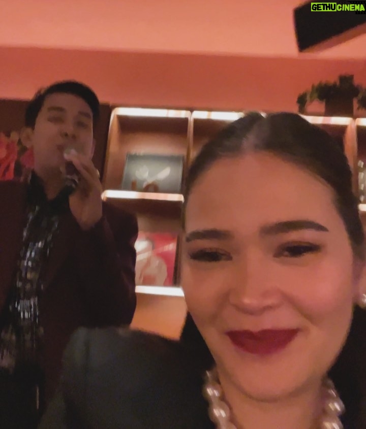 Bela Padilla Instagram - Dolled up by @onlypaulunating and @aryanbuccat for the @spotifyph leap day celebration ❤️ wearing a full @hm Studio look 😊