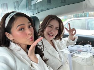 Bela Padilla Instagram - Appreciation post for my dear @chinitaprincess 🌸

For those who don’t know, Kim and I are born a few days apart. And we’re so alike in many, many ways. And since 2017, she has been such a great source of laughter and strength for me! This trip was no exception. Thank you, Kimmy for making every small and big event the happiest ever!!! Dami nating natutunan this trip 😂😂😂 and lagi tayong tulog na tulog at the end of the day sa daming side quests, but I had the best time! 🥹

Manifesting a great 2024 for you, me and momsy @iamangelicap 🥹❤️ #AngBeKi