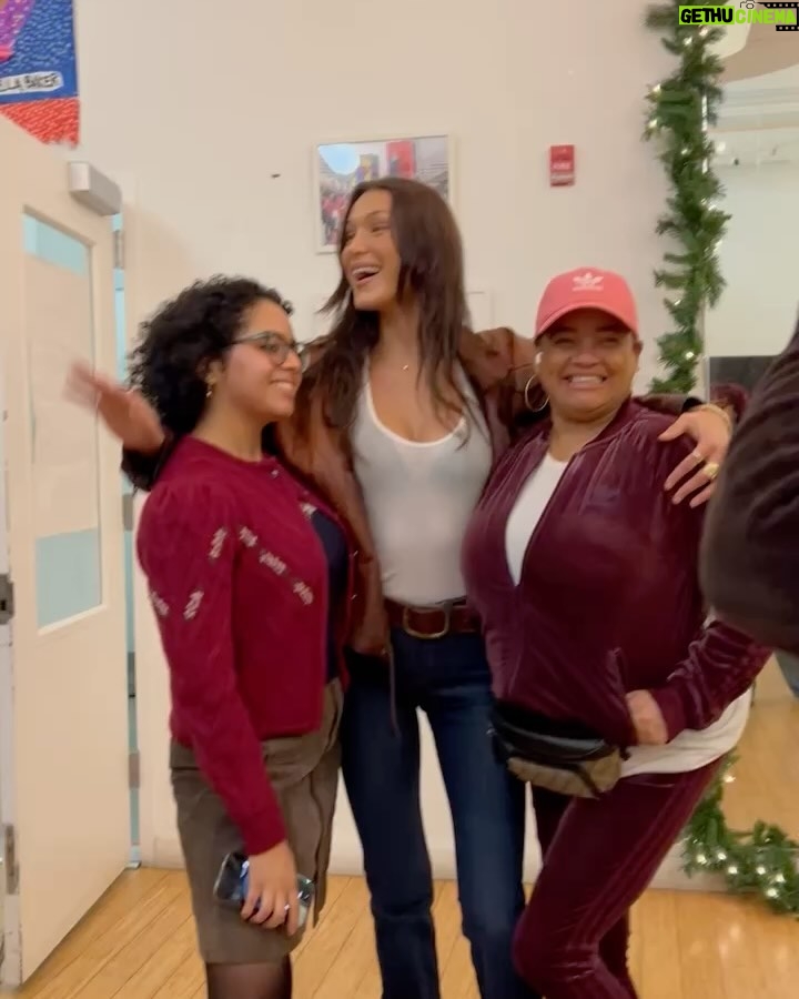 Bella Hadid Instagram - My favorite place in New York 🤍 @girlsclubny Thank you @jld.suerte for being my angel and for all that you do! I can’t wait to tell everyone what we’re up to…🤍 Made my day to see all my girls! 🫂 The Lower Eastside Girls Club has been “Opening Doors, Empowering Women, and Building Community Girl by Girl” since 1996. The Lower Eastside Girls Club amplifies the inner power of young women and gender-expansive youth in New York City through our free, year-round innovative programs in STEM, Arts, Digital Media and Sound, Wellness, Civic Engagement, and Leadership.