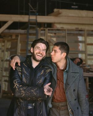 Ben Barnes Instagram - 1. How Jessie got to set 🤍☂️
2. Archie always making me laugh💙
3. Kit (and me?) 💜🗿
4. The kindest, most loving, talented, beautiful, badass sextet of women you can imagine ❤️6️⃣
5. Beaming to be on set same day as Jack 💚
6. Stunts, seeing double‼️
7. Hugs 💛🌗
8. More hugs on my last day with our fearless leader, Eric Heisserer 🖤 

#shadowandbone @shadowandbone @netflix #bts #season2 #nowstreaming